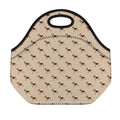 German Shepherd Dog Pattern Print Neoprene Lunch Bag