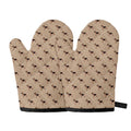 German Shepherd Dog Pattern Print Oven Mitts