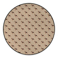 German Shepherd Dog Pattern Print Round Floor Mat