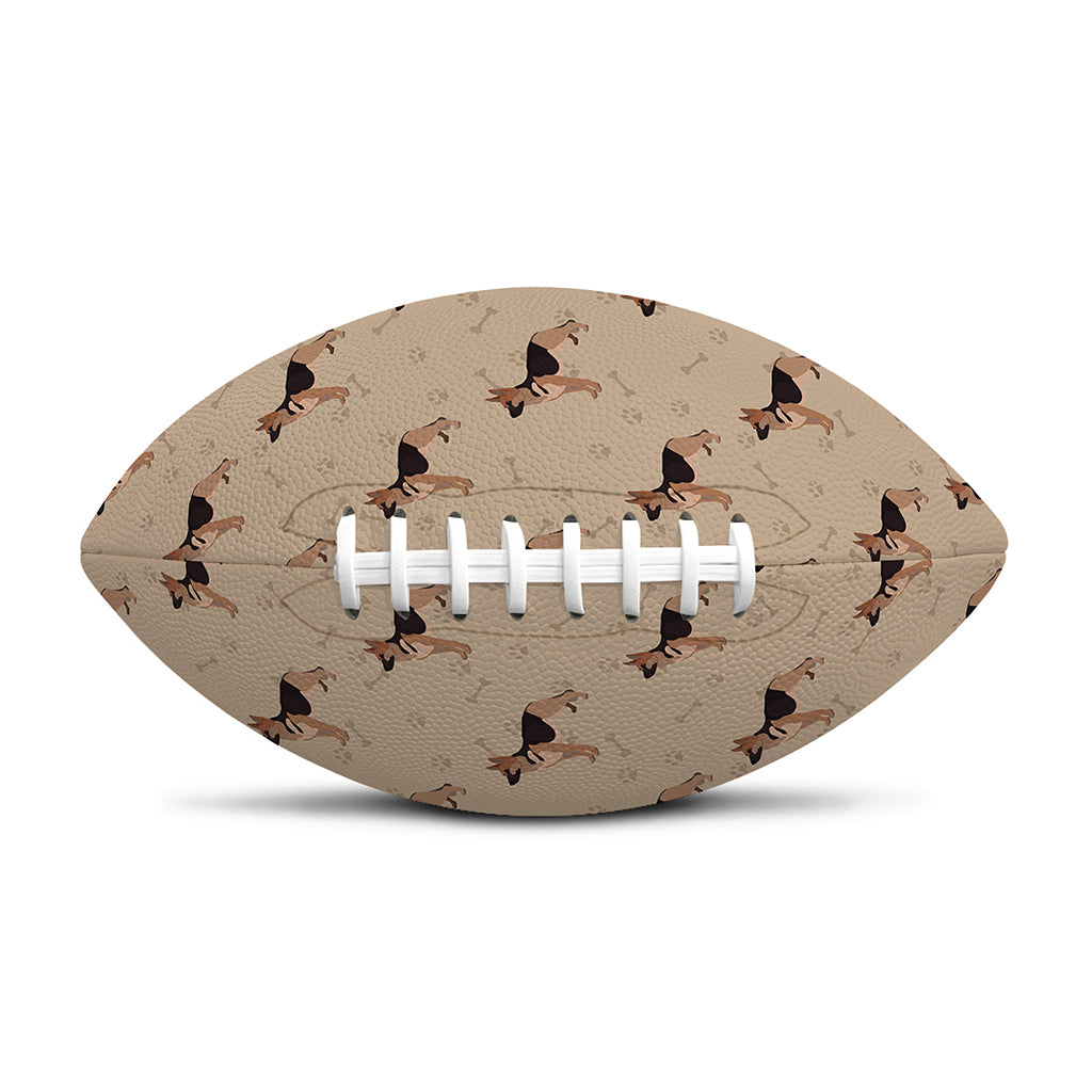 German Shepherd Dog Pattern Print Rugby Ball