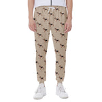 German Shepherd Dog Pattern Print Scuba Joggers