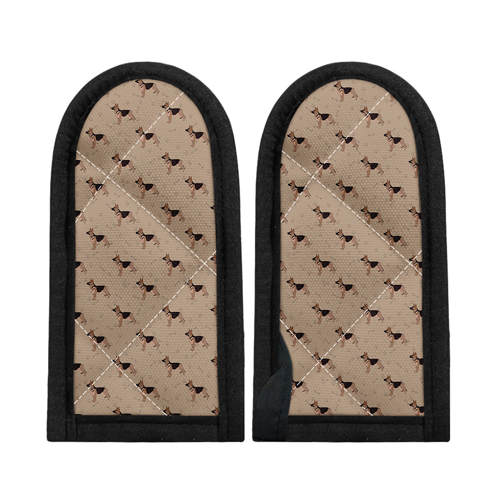 German Shepherd Dog Pattern Print Skillet Handle Cover