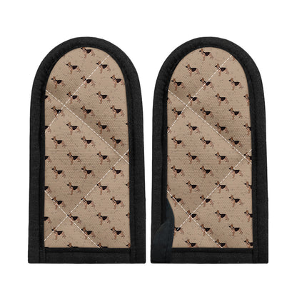German Shepherd Dog Pattern Print Skillet Handle Cover