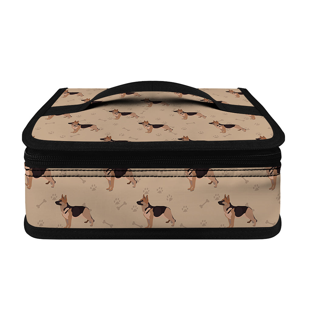 German Shepherd Dog Pattern Print Small Lunch Bag