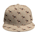 German Shepherd Dog Pattern Print Snapback Cap