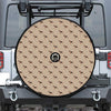 German Shepherd Dog Pattern Print Tire Cover With Camera Hole