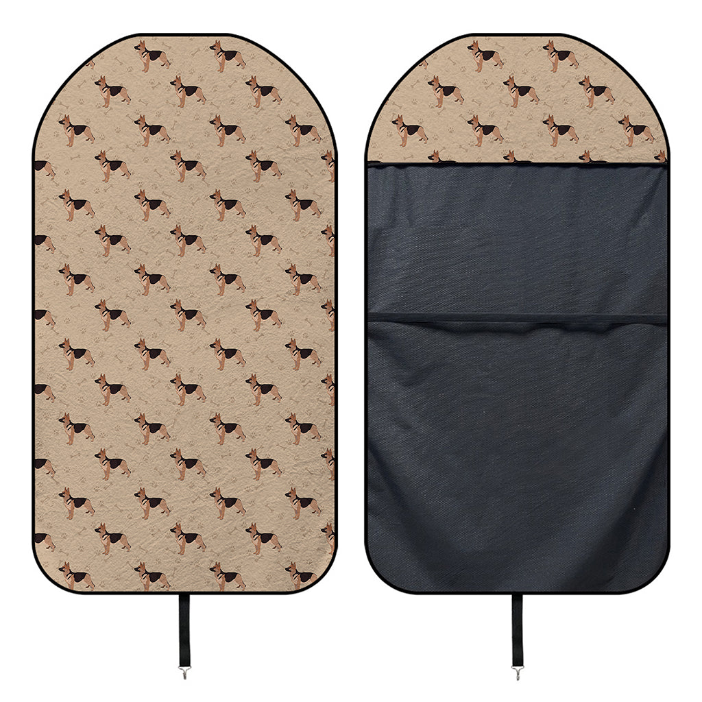 German Shepherd Dog Pattern Print Waterproof Car Seat Cover
