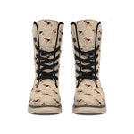 German Shepherd Dog Pattern Print Winter Boots