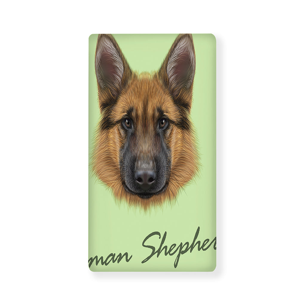 German Shepherd Dog Portrait Print Baby Crib Sheet