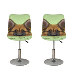 German Shepherd Dog Portrait Print Bar Stool Covers