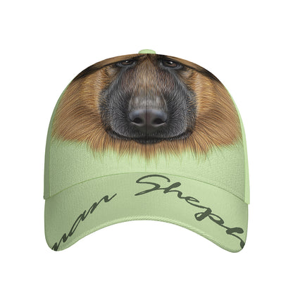 German Shepherd Dog Portrait Print Baseball Cap