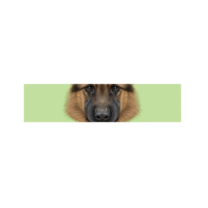 German Shepherd Dog Portrait Print Bed Runner
