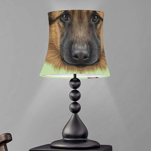 German Shepherd Dog Portrait Print Bell Lamp Shade