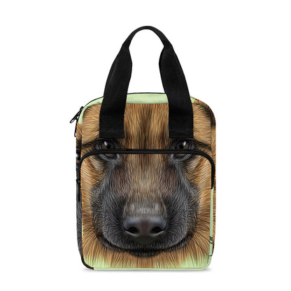 German Shepherd Dog Portrait Print Bible Tote Bag