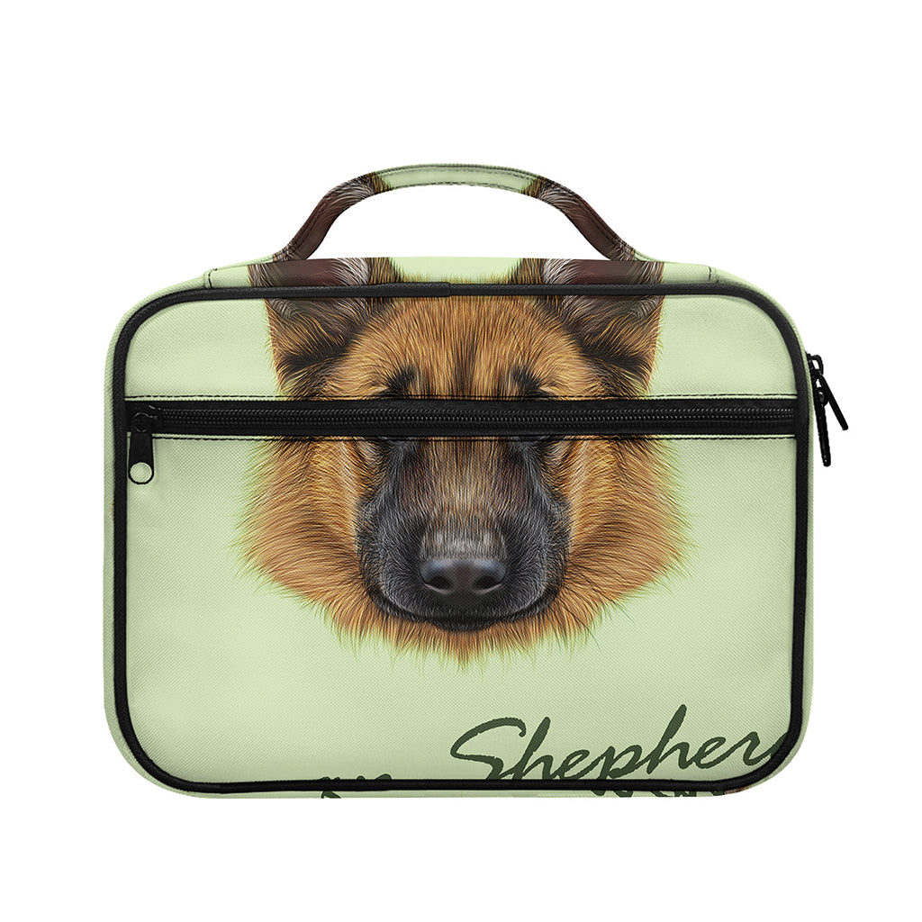 German Shepherd Dog Portrait Print Briefcase Bible Bag