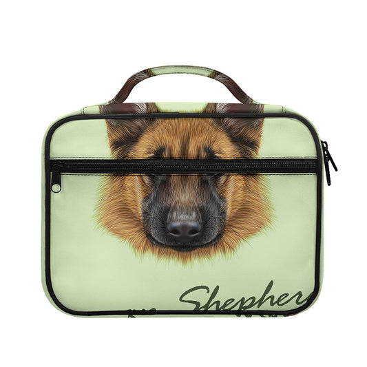 German Shepherd Dog Portrait Print Briefcase Bible Bag