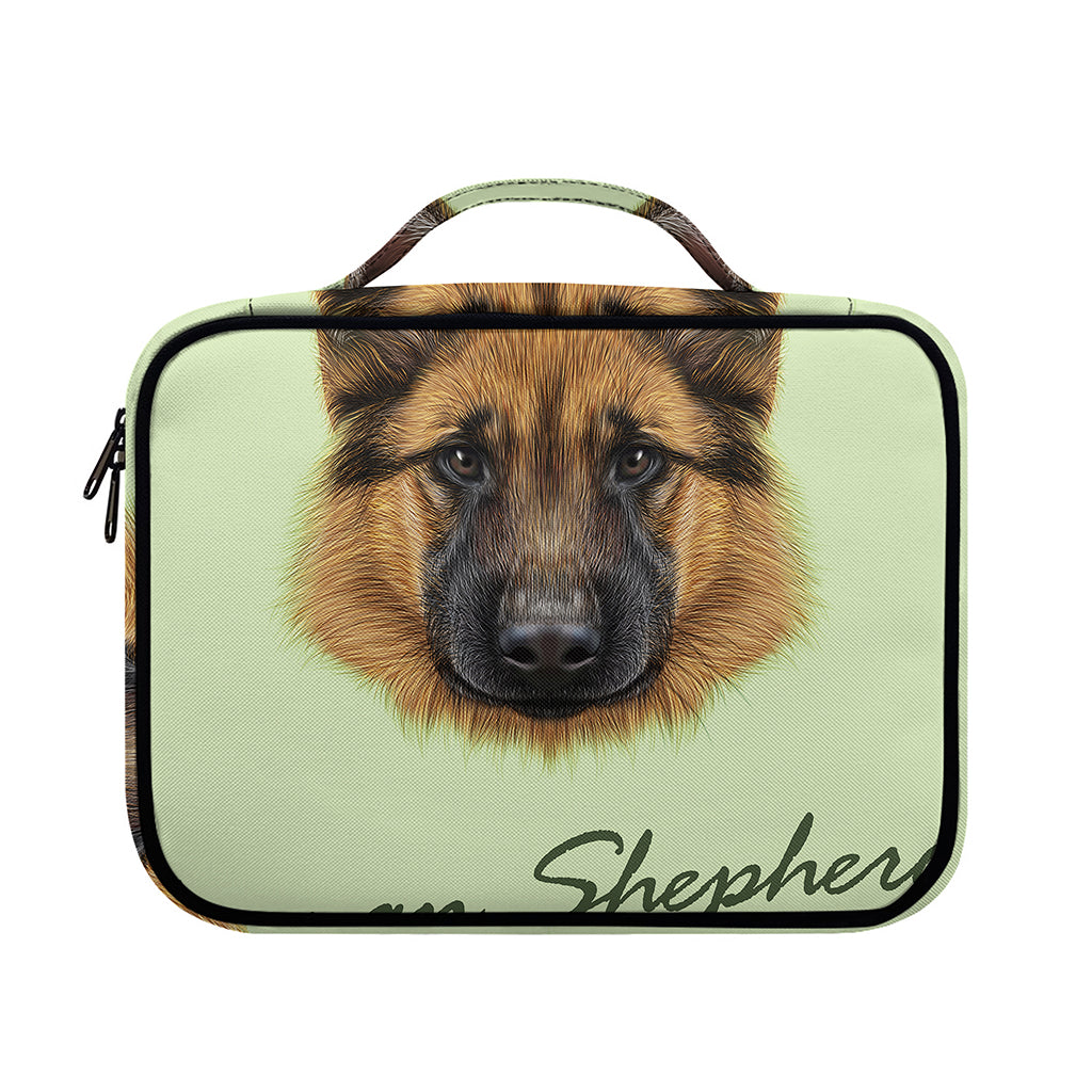 German Shepherd Dog Portrait Print Briefcase Bible Bag