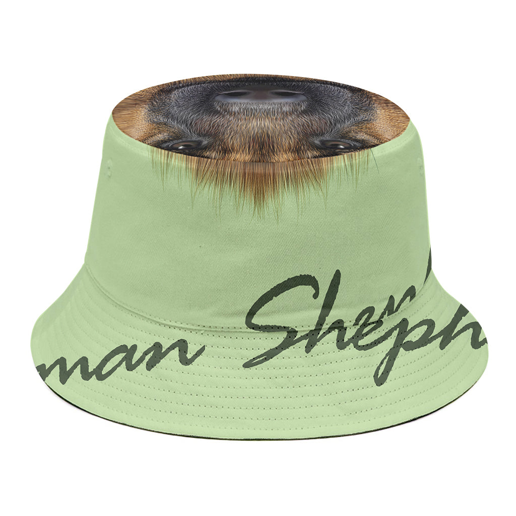 German Shepherd Dog Portrait Print Bucket Hat