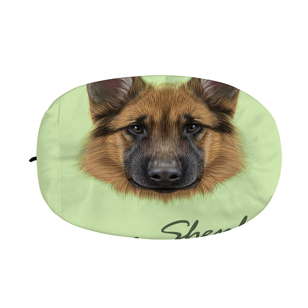 German Shepherd Dog Portrait Print Car Side Mirror Covers