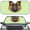 German Shepherd Dog Portrait Print Car Windshield Sun Shade