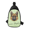 German Shepherd Dog Portrait Print Sling Bag