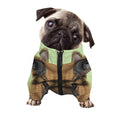 German Shepherd Dog Portrait Print Dog Zip Up Jacket