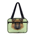 German Shepherd Dog Portrait Print Double Strap Bible Bag