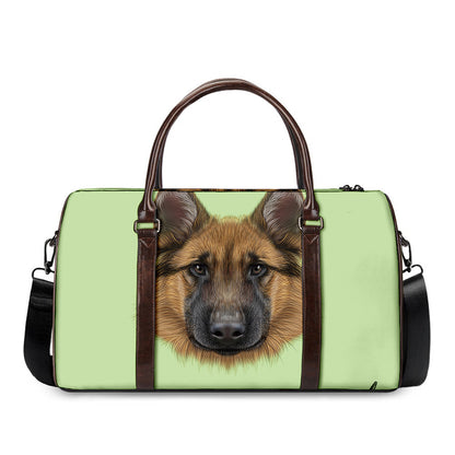 German Shepherd Dog Portrait Print Duffle Bag