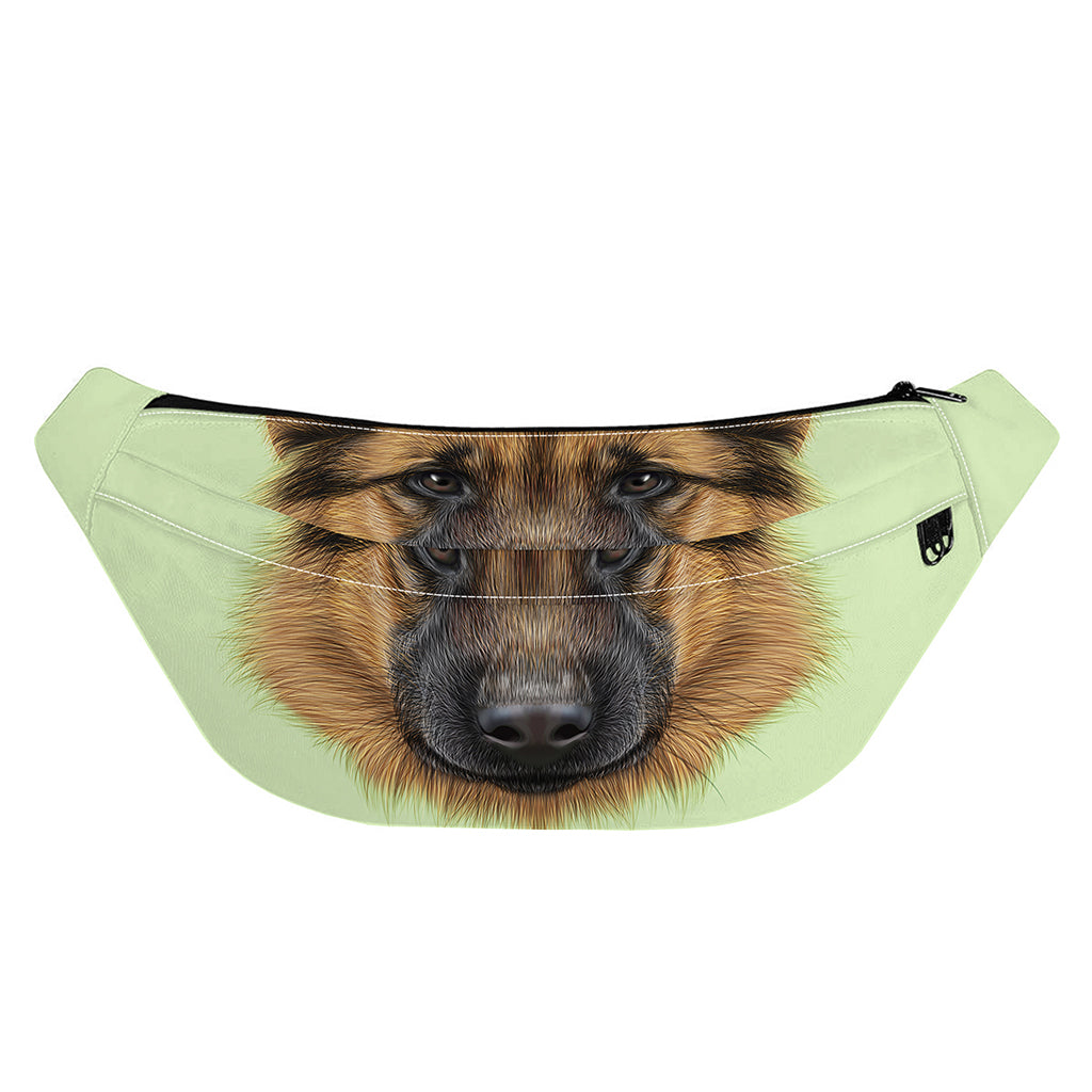 German Shepherd Dog Portrait Print Fanny Pack