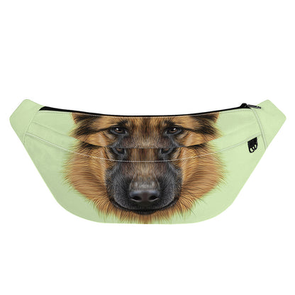 German Shepherd Dog Portrait Print Fanny Pack