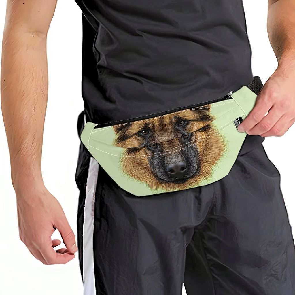 German Shepherd Dog Portrait Print Fanny Pack