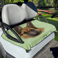 German Shepherd Dog Portrait Print Golf Cart Seat Cover