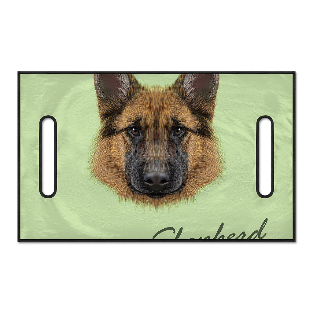 German Shepherd Dog Portrait Print Golf Cart Seat Cover