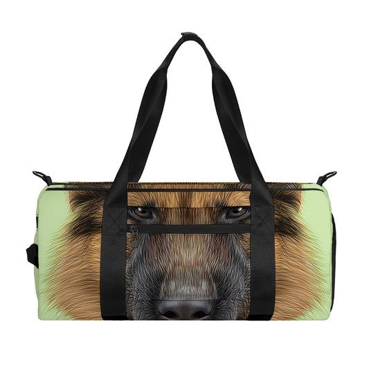 German Shepherd Dog Portrait Print Gym Bag