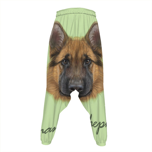 German Shepherd Dog Portrait Print Hammer Pants