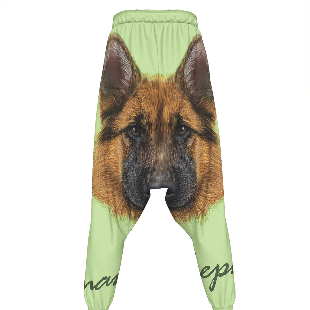 German Shepherd Dog Portrait Print Hammer Pants