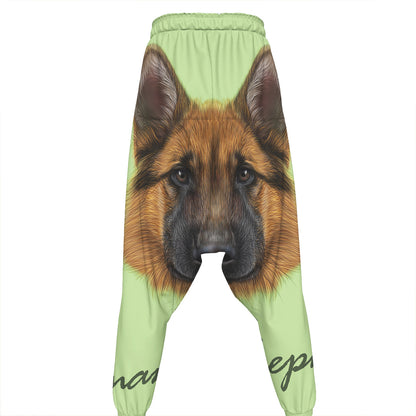 German Shepherd Dog Portrait Print Hammer Pants