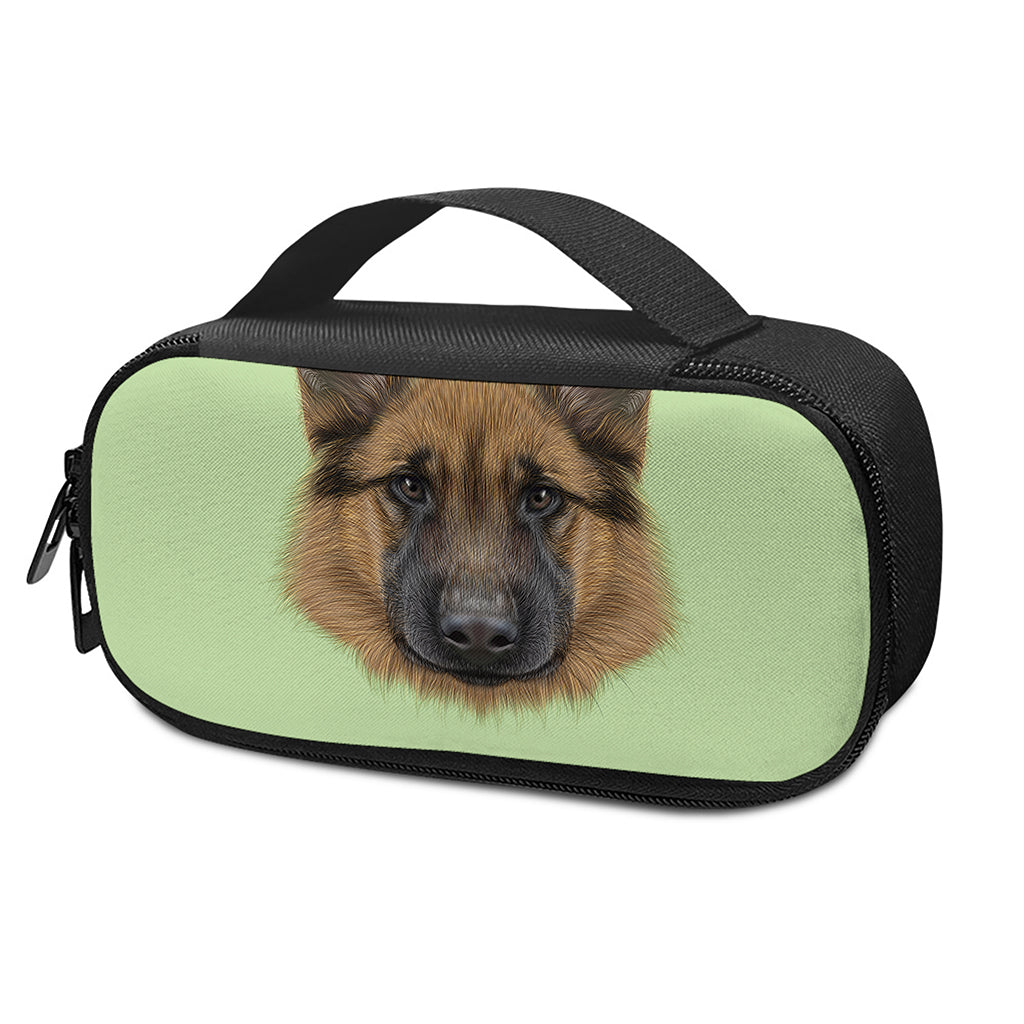 German Shepherd Dog Portrait Print Insulin Cooler Travel Case