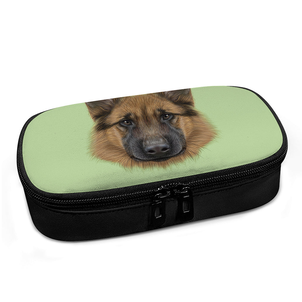 German Shepherd Dog Portrait Print Insulin Cooler Travel Case