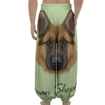 German Shepherd Dog Portrait Print Lantern Pants