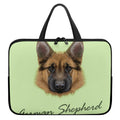 German Shepherd Dog Portrait Print Laptop Sleeve With Handle