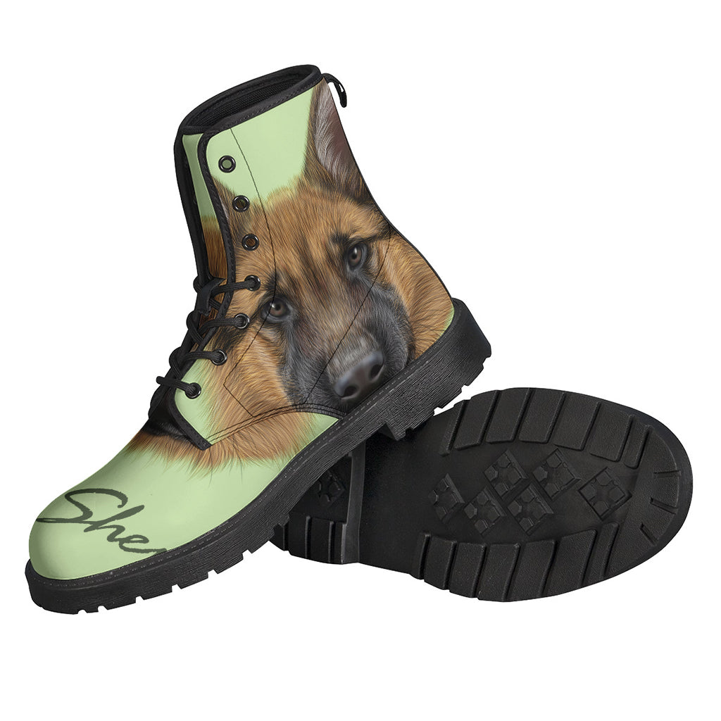 German Shepherd Dog Portrait Print Backpack