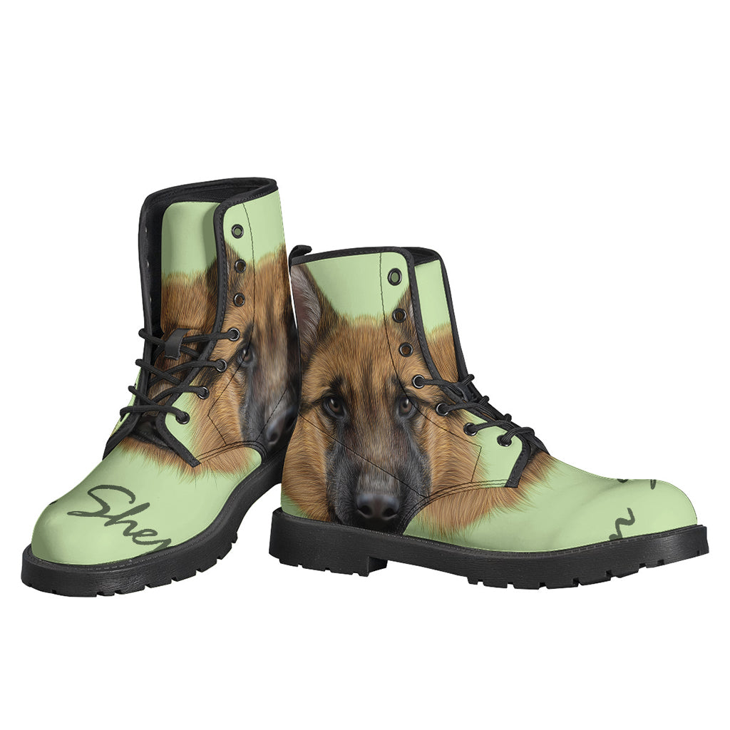 German Shepherd Dog Portrait Print Backpack