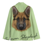 German Shepherd Dog Portrait Print Men's Blazer