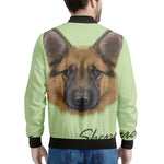 German Shepherd Dog Portrait Print Men's Bomber Jacket