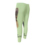 German Shepherd Dog Portrait Print Men's Compression Pants