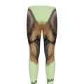 German Shepherd Dog Portrait Print Men's Leggings
