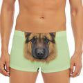 German Shepherd Dog Portrait Print Men's Short Boxer Briefs
