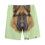 German Shepherd Dog Portrait Print Men's Sports Shorts