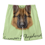 German Shepherd Dog Portrait Print Men's Swim Trunks